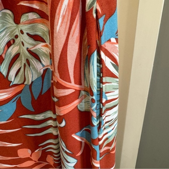 No Boundries Tropical Floral Print strapless jumpsuit size XXXL (21) - Picture 6 of 13